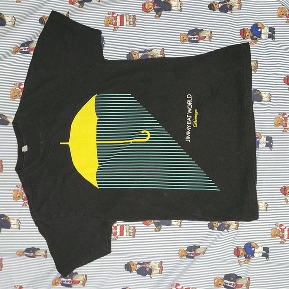 Tops - JIMMY EAT WORLD 2013 CONCERT BAND TEE SIZE SMALL DAMAGE TOUR